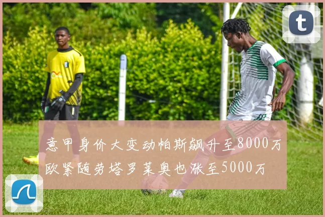 意甲身价大变动帕斯飙升至8000万欧紧随劳塔罗莱奥也涨至5000万